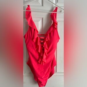 Lilly Pulitzer Carmen One piece ruffle swimsuit | Size 14 | NWOT